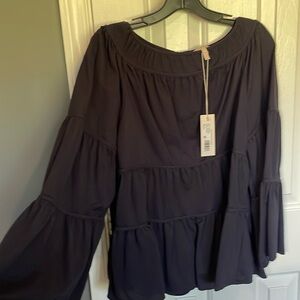Rebecca Taylor Black Pique Top Size Medium. New. Tag. Excellent condition.